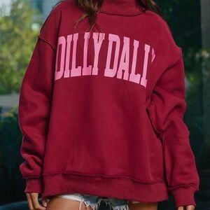 Women's Dilly Dally Mock Neck sweatshirt